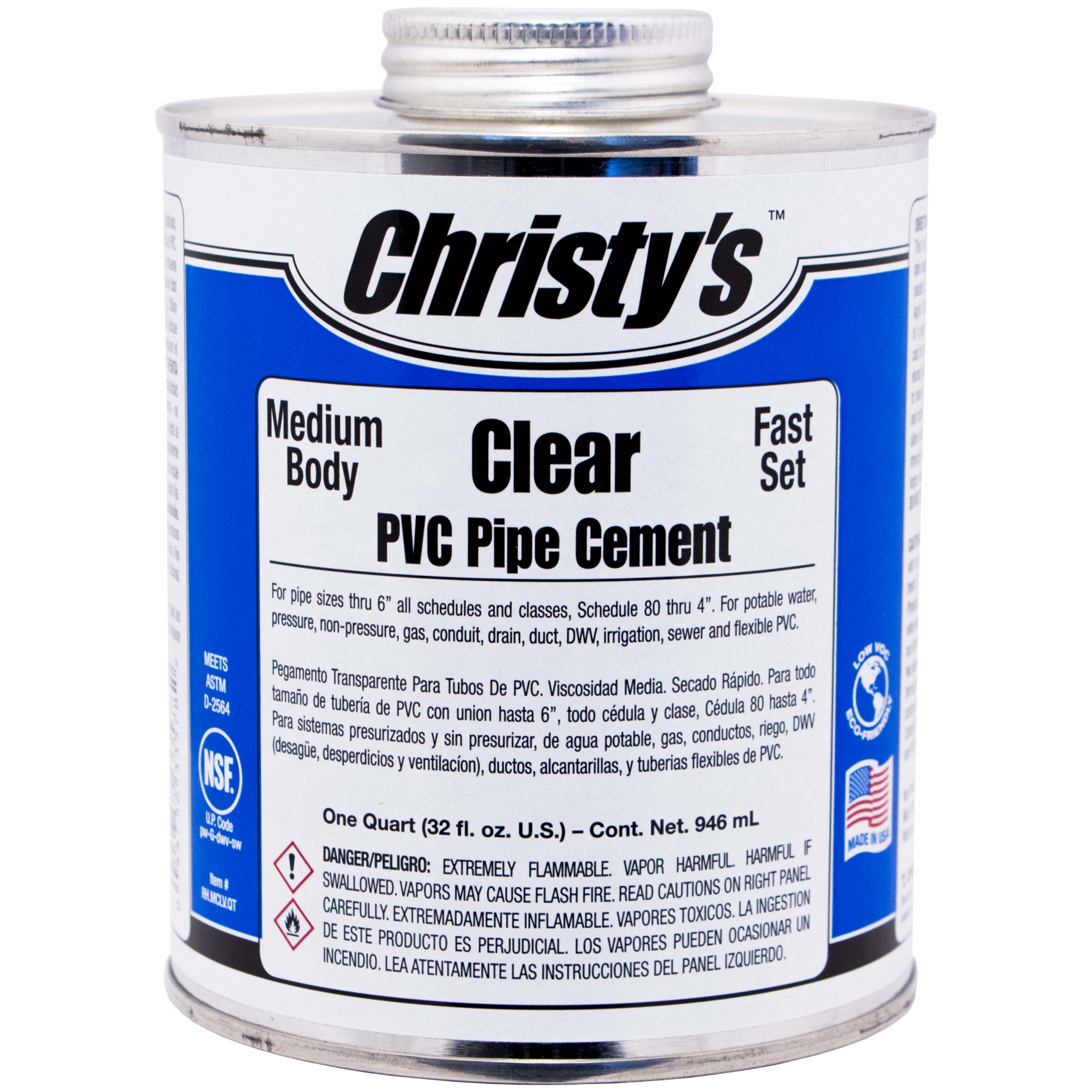 Clear Medium PVC Cement