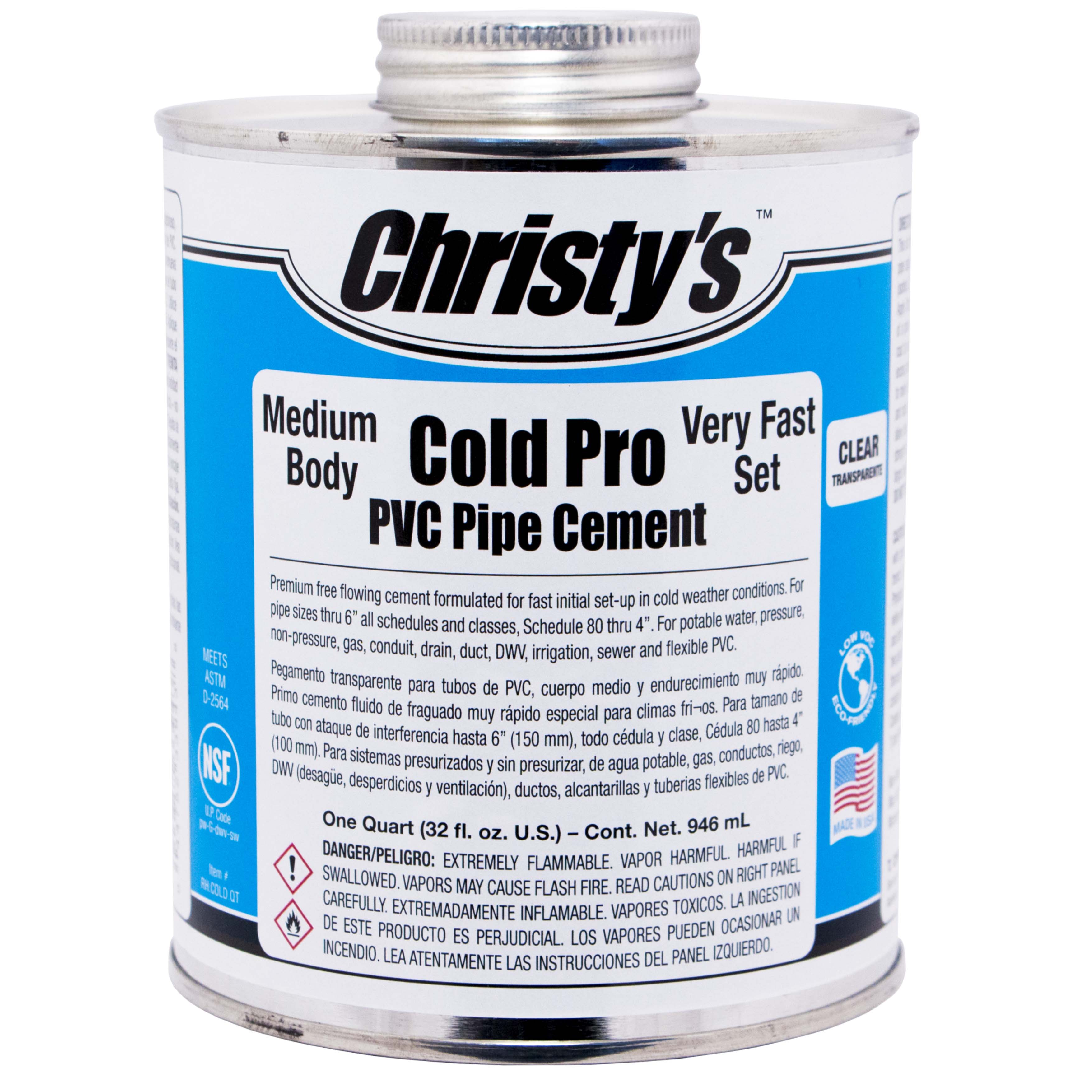 SDS Cements, Primers & Cleaner Christy's