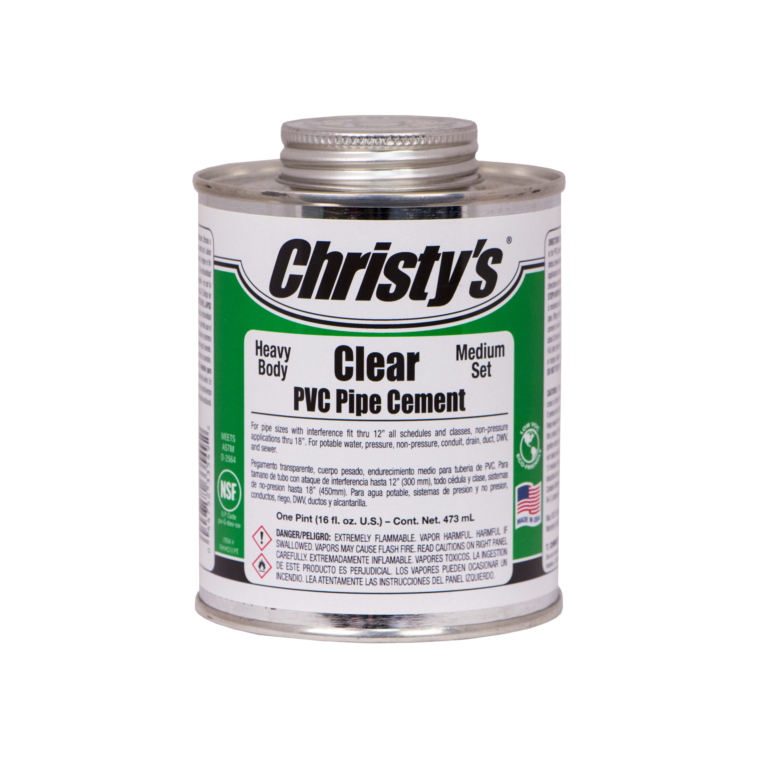 Clear Heavy PVC Cement Christy's