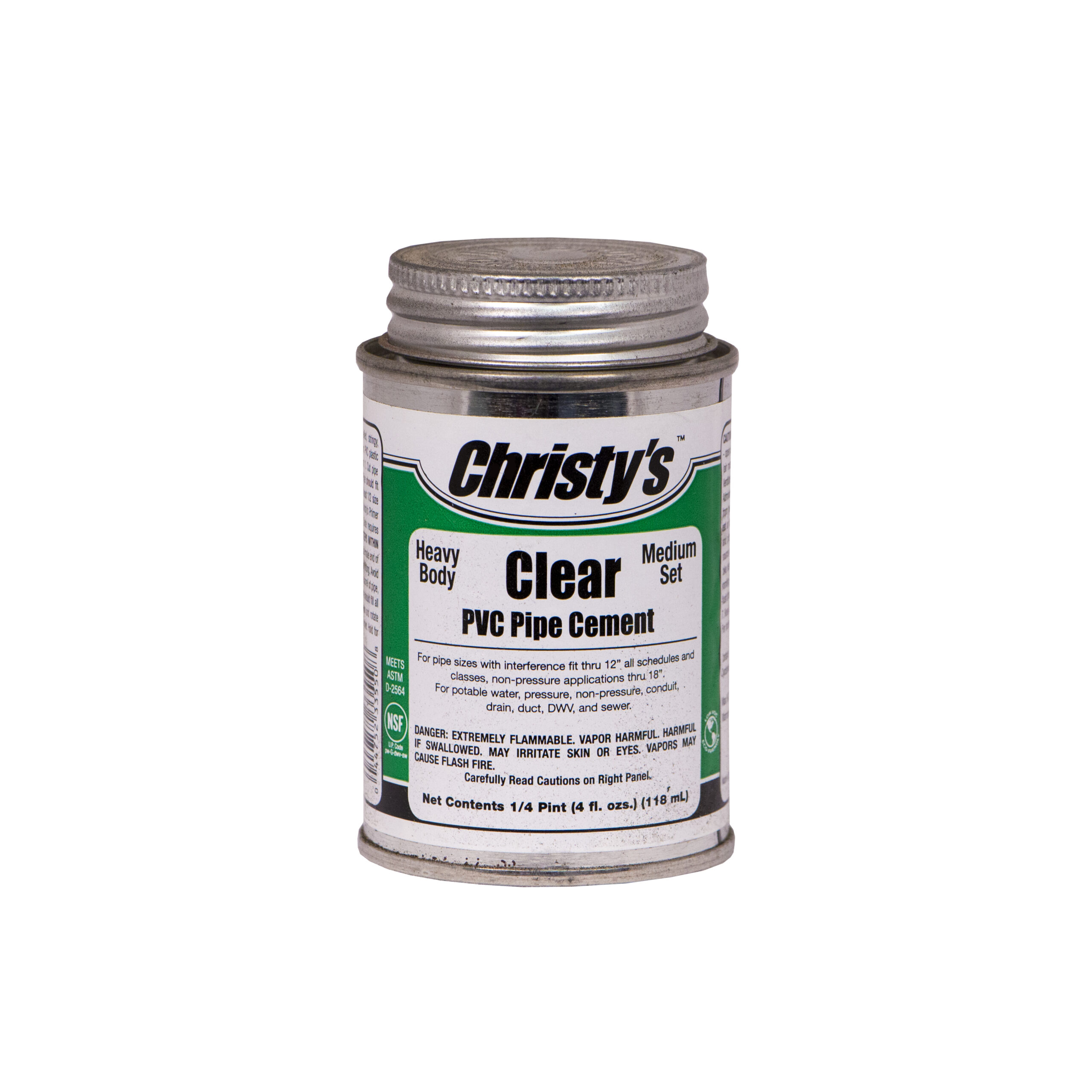 Clear Heavy PVC Cement Christy's