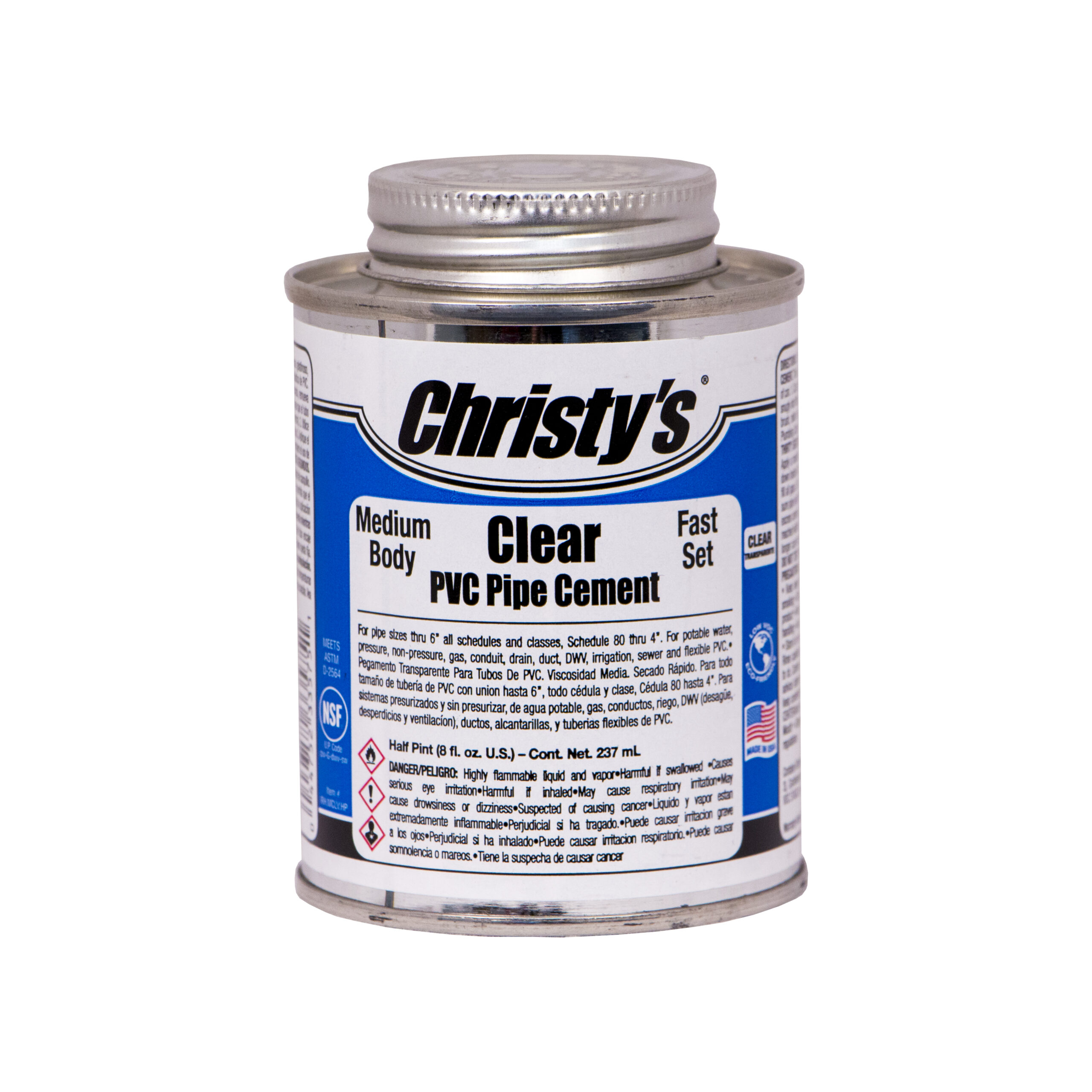 Clear Medium PVC Cement Christy's
