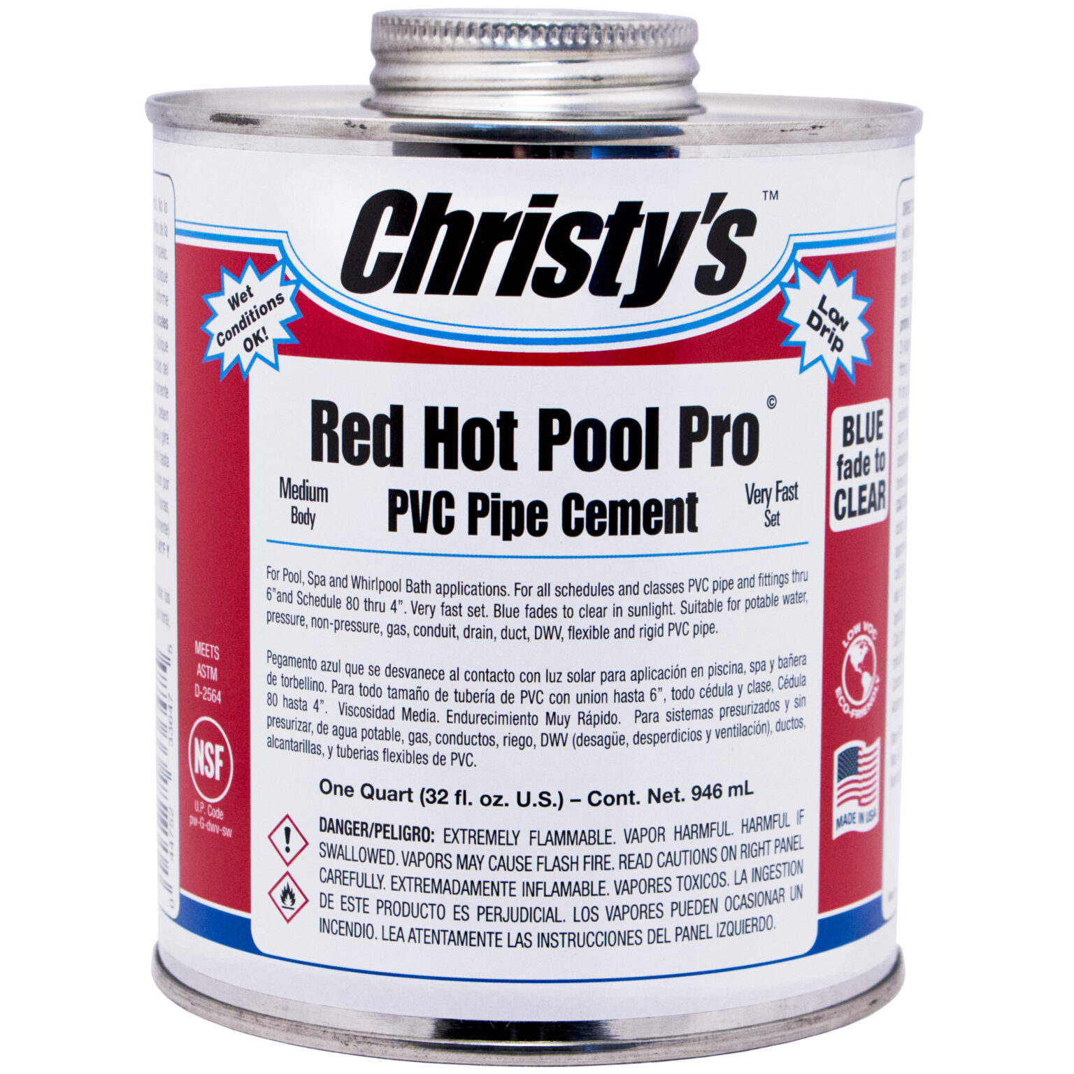 Red Hot Blue Glue Low VOC Christy's