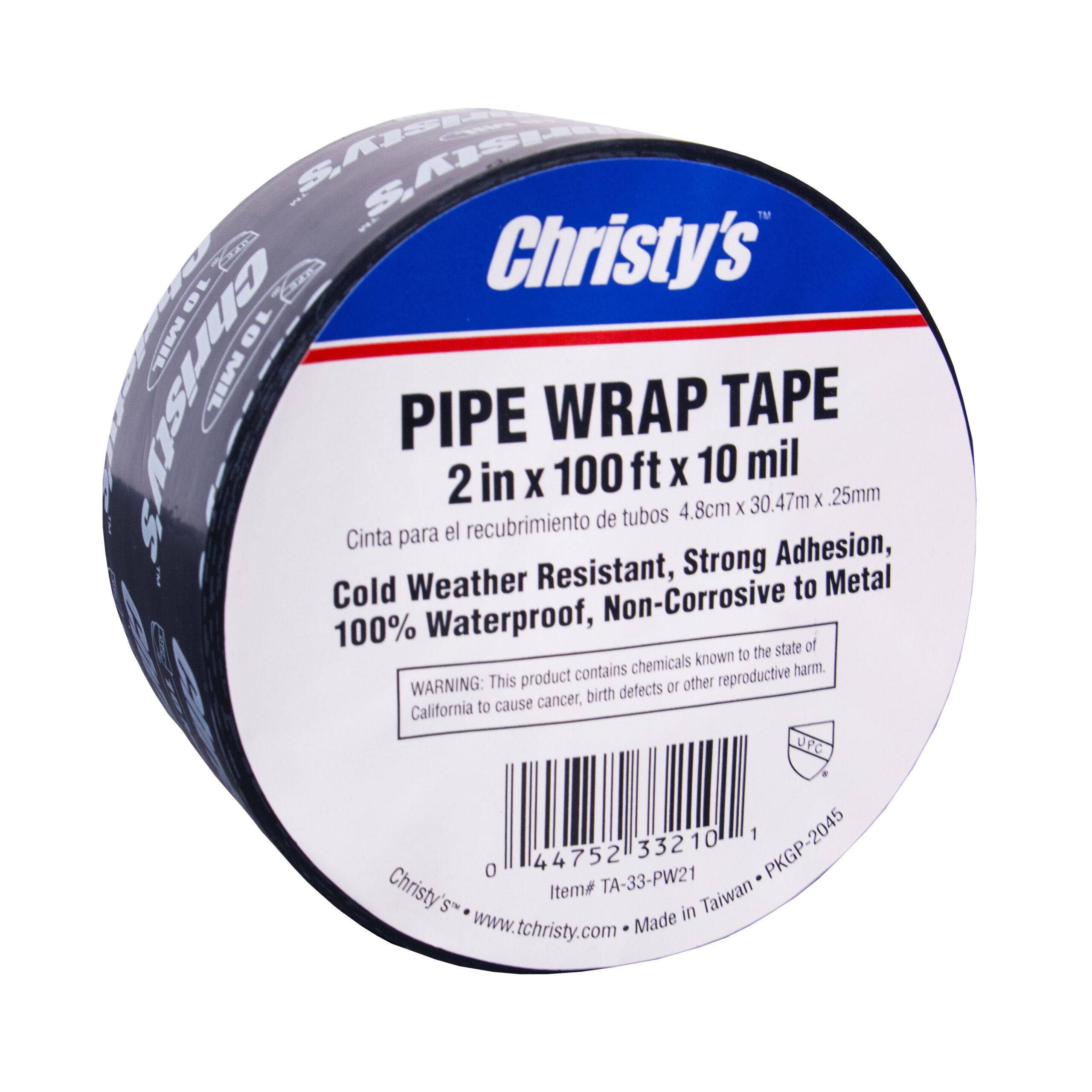 Pipe Wrap 2 Wide x 100'; 10 mil Thick - Christy's