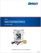 Waterworks Price List cover