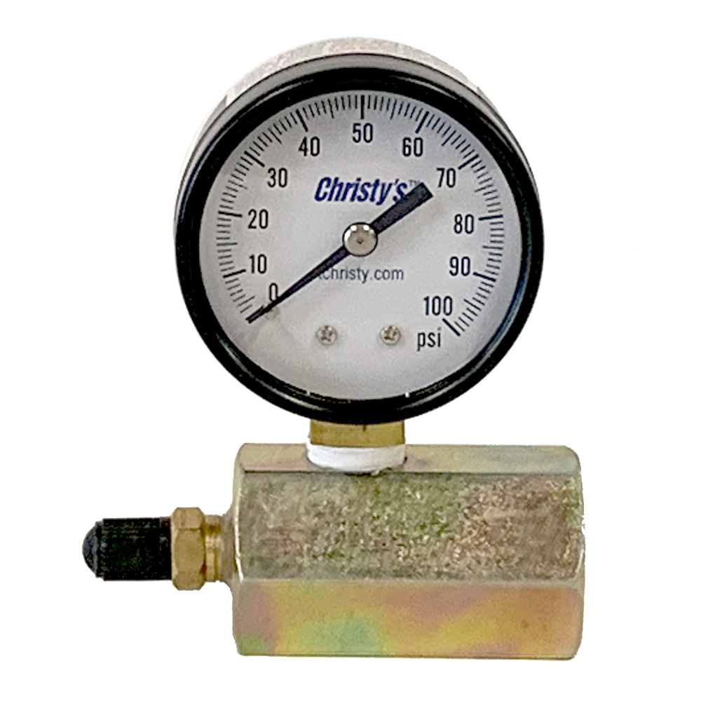 3/4 Inch FNPT Gauge 30 PSI Gas Test 3/4